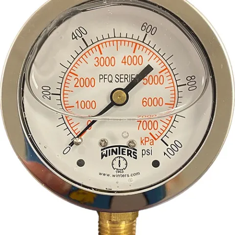1000 PSI Winters Pressure Gauge