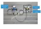 600 PSI Dual Fill Kit, Nitrogen Regulator and Quick Change Coupler Bundle
